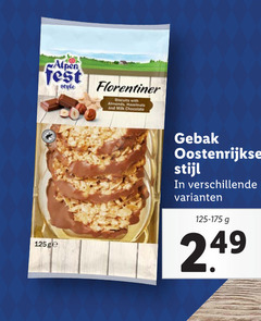  gebak alpen style ge florentiner biscuits with almonds hazelnuts and milk chocolate oostenrijkse stijl 125-175 