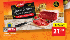  serranoham ham 11 18 tradicional serrano messen jamon mes plank spanish air dried with and cutting board 1.1 kilo 