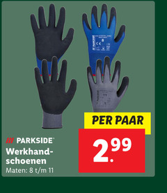  8 11 iii parkside werkhand schoenen maten paar 2 99 