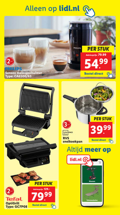  2 3 lidl.nl jaar philips senseo melkopschuimer stuk tefal optigrill livarno home rvs snelkookpan 99 klussen tuinmeubelen 