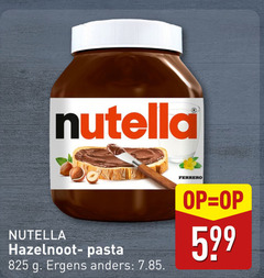  nutella hazelnootpasta 825 hazelnoot pasta ergens ferrero 