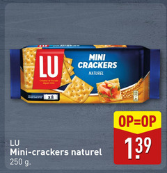  crackers 250 lu biscuits depuis mini naturel tussendoor 
