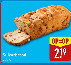  219 700 suikerbrood 