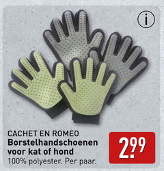  100 cachet romeo kat hond polyester paar 