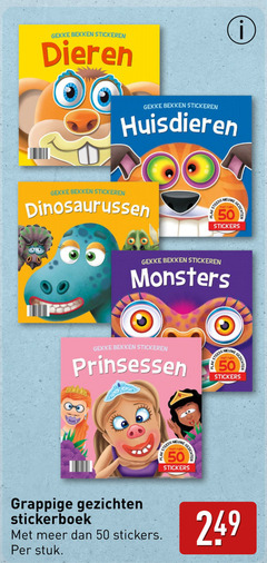  50 bekken sticker dieren huisdieren dinosaurussen nieuwe stickers monsters prinsessen gezichten stickerboek stuk gezicht 