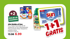  sun robijn wasmiddel vaatwasmiddel 1 2 100 vouchers active wasbeurten vaatwaspoeder paradise secret flessen ml intense improved formula protects your effective eco short save water energy all 
