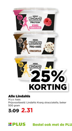  lindahl kvarg kwark 25 500 nestle lindahls protein framboossmaak proteine tam pro stracciatella kaas beker 