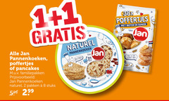  jan pannenkoeken poffertjes 1 2 8 pancakes naturel pakken stuks genieten terug boter suiker prik vorkje 