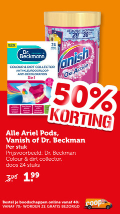  1 3 24 50 new improved dr. beckmann original doekjes lingettes des vlekverwijderaar min colour collector anti kleurdoorloop les couleur kleuren verwijdert couleurs pillen vezel verzorging soins action ariel vanish beckman stuk doos stuks online 40- 