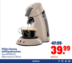  philips koffiepadmachine 35 700 off senseo waterreservoir ml you tube 