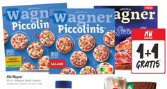  wagner diepvriespizza 1 9 99 original stuks pieces perfekt mozzarella vegetarisch piccolinis salami nutri score bella napoli varieeren 