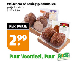  gehaktballen 2 weidenaar koning pakje stuks bb puur voordeel supermarkten 