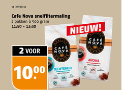  cafe nova koffie 2 12 18 500 week snelfiltermaling pakken mcafee 10 aroma 