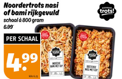  noordertrots nasi bami rijkgevuld schaal 4 99 kilo trots indische kip noorder 