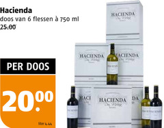  hacienda witte wijn rode 6 750 doos flessen ml liter da 