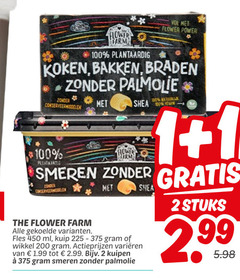  flower farm margarine olie en vetten 1 2 100 200 225 450 plantaardig power koken bakken braden palmolive conserveermiddelen vegend smeren fles ml kuip wikkel varieeren stuks 