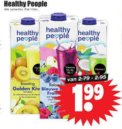  1 healthy people pak liter boosting golden blauwe appel ondersteuning energieniveau vitamine b5 