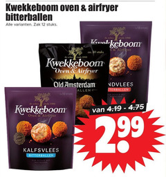  10 12 kwekkeboom oven airfryer bitterballen zak stuks ca. old amsterdam rundvlees gevuld krokant kalfsvlees rijk 