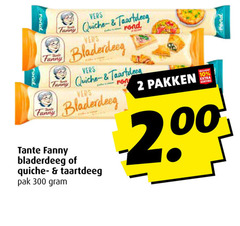  tante fanny bladerdeeg 2 10 300 rand vers quiche taartdeeg rond pak pakken 2. pro 