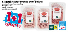  2 5 50 150 750 slagerskwaliteit reepjes blokjes bacon ham kip pakje combineren hamreepjes slagers hamblokjes dij baconreepjes beter leven bescherming be fi 