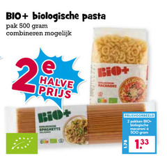  bio plus pasta spaghetti macaroni 2 500 biologische pak combineren halve pakken 