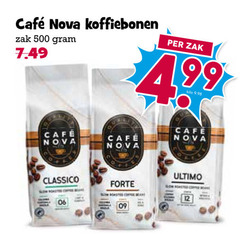  cafe nova koffiebonen 12 500 mcafee zak kilo classico ultimo forte 