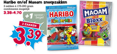  maoam haribo snoep 2 snoepzakken zakken combineren 1 zegel share kindermix world am bloxx 
