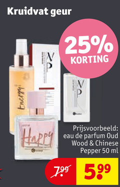  25 50 kruidvat geur energy happy eau parfum oud wood chinese pepper ml 
