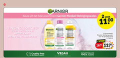  2 24 100 400 garnier assortiment reinigingswater reinigingsdoekjes stap free international skinactive formule dierlijke oorsprong fles gemaakt gerecycled plastic etiket additieven dop gevoelige huid ml 