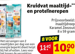  2 8 1000 kruidvat maaltijd maaltijdreep karamel zeezout bar vervangen maaltijden energie beperkt dieet afvallen lees 