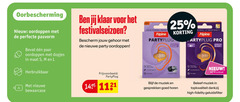  3 25 oorbescherming oordoppen pasvorm paar dopjes maat l herbruikbaar klaar bescherm nieuwe party alpine pro kruidvat muziek gesprekken horen beleef high fidelity 
