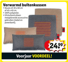  30 40 60 100 verwarmd buitenkussen cm polyester accessoires gebruiken kabel powerbank voorjaar voordeel 