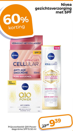  31 50 60 nivea gezichtsverzorging collageen expert lift cellular anti visage new formula 50ml luminous spot taches dagcreme spy power jour q10 spf15 ml 
