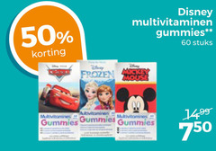  50 60 750 disney multivitaminen gummies stuks frozen multivitamines 
