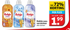  robijn wasverzachter 100 korte kort fles classics passiebloem bergamot adoucissant langdurig frisse geur zacht dagen morgenfris wasverzachteR fris puur 6x milde wasje verzachter soorten 