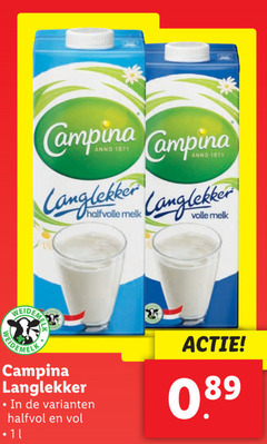  campina melk 11 volle langlekker halfvolle halfvol 
