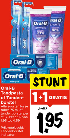  oral-b tandpasta tandenborstel 1 24 oral b white vitalize heures protection pro expert tanden borstel soorten tubes ml stuk indicator 