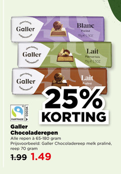  chocolade 25 chocolaterie galler blanc pralinee lait cocoa fairtrade chocoladerepen repen chocoladereep melk reep 