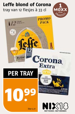  corona leffe speciaalbieren 1 12 33 4190 blond tray mexx home pack liter la cerveza nix18 roken drinken 