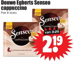  douwe egberts senseo koffiepads 8 219 cappuccino pak stuks new nouveau pads posities 