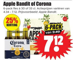  apple bandit corona speciaalbieren appelcider 6 25 30 33 pack fles varieeren since cerveza 