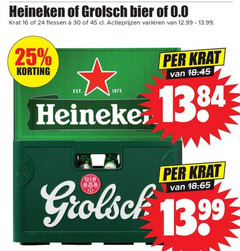  grolsch heineken 0.0 krat bier 16 24 25 30 45 flessen varieeren b 
