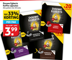  douwe egberts koffiecups 6 8 10 12 20 33 koffie capsules pakken stuks pak lungo aluminium meester koffiebranders joure presso espresso ristretto original gebruiken nespresso koffiemachines branders 