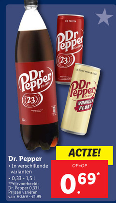  dr pepper cola 23 1885 vanilla float dr. 33 1 5 l varieeren 