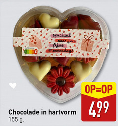  chocolade nutri score fijne moederdag hartvorm 
