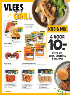  2 4 10 16 200 320 vlees beter jumbo bbq speklap grill mix leven dieren bescherming knapperige worstjes cool summer smokey schaal hamburger stuks 13 64 burger filetsteak gewicht barbequeworst tuinkruiden houdbaar worst naturel barbecueworst chicken piri vis vega groentes salades kip varken drumsticks pepperoni zon gebruiken varkensfiletsteak 