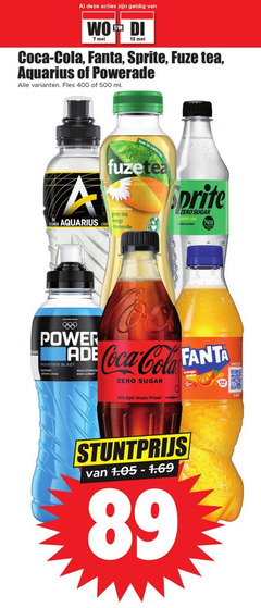  fuze tea coca-cola fanta frisdrank cola 7 13 400 500 coca sprite aquarius fles ml calories fuzetea infused iced green mango chamomile zero sugar lemon lime flavours new power mountain blast isotonic sports drink bold hydration body mind orange snack win epic music prizes scan 