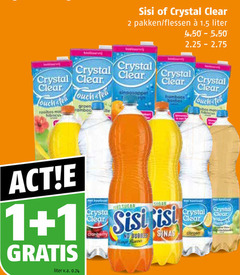  crystal clear sisi frisdrank fruitdrank 1 2 pakken flessen liter touch tea rooibos groen hibiscus v.a. sinaasappel bosbes cranberry sugar bubble sinas citroen 