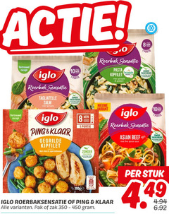  1 8 350 450 vertrouwd recept iglo roerbak sensatie tagliatelle zalm spin ping klaar gegrilde kipfilet sperziebonen min nieuwe pasta spinazie spekjes boursin toegevoegde asian beef five spices saus 390g roerbaksensatie pak zak stuk 