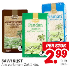  1 10 zilvervliesrijst pandan jasmin rijst rice saw reis riz zak kilo stuk 